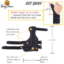 Load image into Gallery viewer, BodyMoves Thumb Splint Wrist Brace Plus Finger Hot and Cold Gel Pack- for de quervain's tenosynovitis, Tendonitis, Trigger Thumb spica,Carpal Tunnel, CMC Adjustable and Reversible(Left and Right Hand) - BodyMovesPro