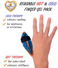 Load image into Gallery viewer, BodyMoves Thumb Splint Wrist Brace Plus Finger Hot and Cold Gel Pack- for de quervain's tenosynovitis, Tendonitis, Trigger Thumb spica,Carpal Tunnel, CMC Adjustable and Reversible(Left and Right Hand) - BodyMovesPro