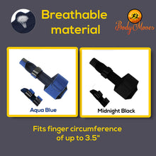 Load image into Gallery viewer, BodyMoves Finger Splint and Finger Extension Splint Trigger Finger Mallet Finger Broken Finger Rheumatoid Arthritis Post Operative Care Finger Knuckle immobilization Injury (Aqua Blue) - BodyMovesPro