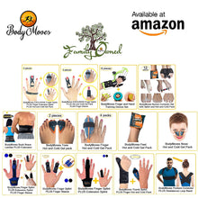 Load image into Gallery viewer, BodyMoves Finger Splint Plus Sleeve (Midnight Black(2pc Set) - BodyMovesPro