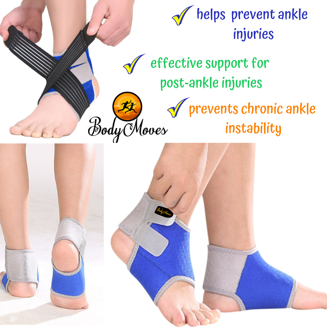 Kid's Ankle Brace Support with Adjustable Elastic Strap Plus Hot