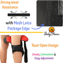 Load image into Gallery viewer, BodyMoves Kid's Hinged Knee Brace Support Plus Hot and Cold Ice Pack (Sporty Black) - BodyMovesPro