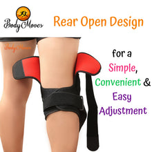 Load image into Gallery viewer, BodyMoves Kid's Hinged Knee Brace Support Plus Hot and Cold Ice Pack (Sporty Black) - BodyMovesPro