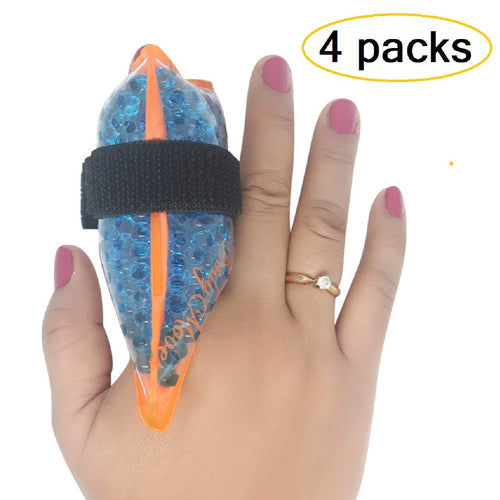 BodyMoves Finger hot & Cold ice Packs Reusable Sleeves Trigger Mallet Broken Finger Arthritis Therapy tendonitis Injuries Pain Knuckle Joint Fracture Relief cryotherapy Fasciitis(2pcs/4pcs) - BodyMovesPro