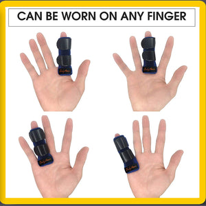 BodyMoves Finger Splint Plus Sleeve (Midnight Black(2pc Set) - BodyMovesPro