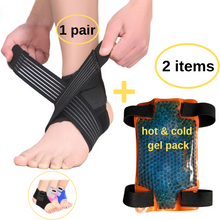 Load image into Gallery viewer, BodyMoves Kid&#39;s Ankle Brace Support with Adjustable Elastic Strap Plus Hot and Cold Ice Gel Pack - BodyMovesPro
