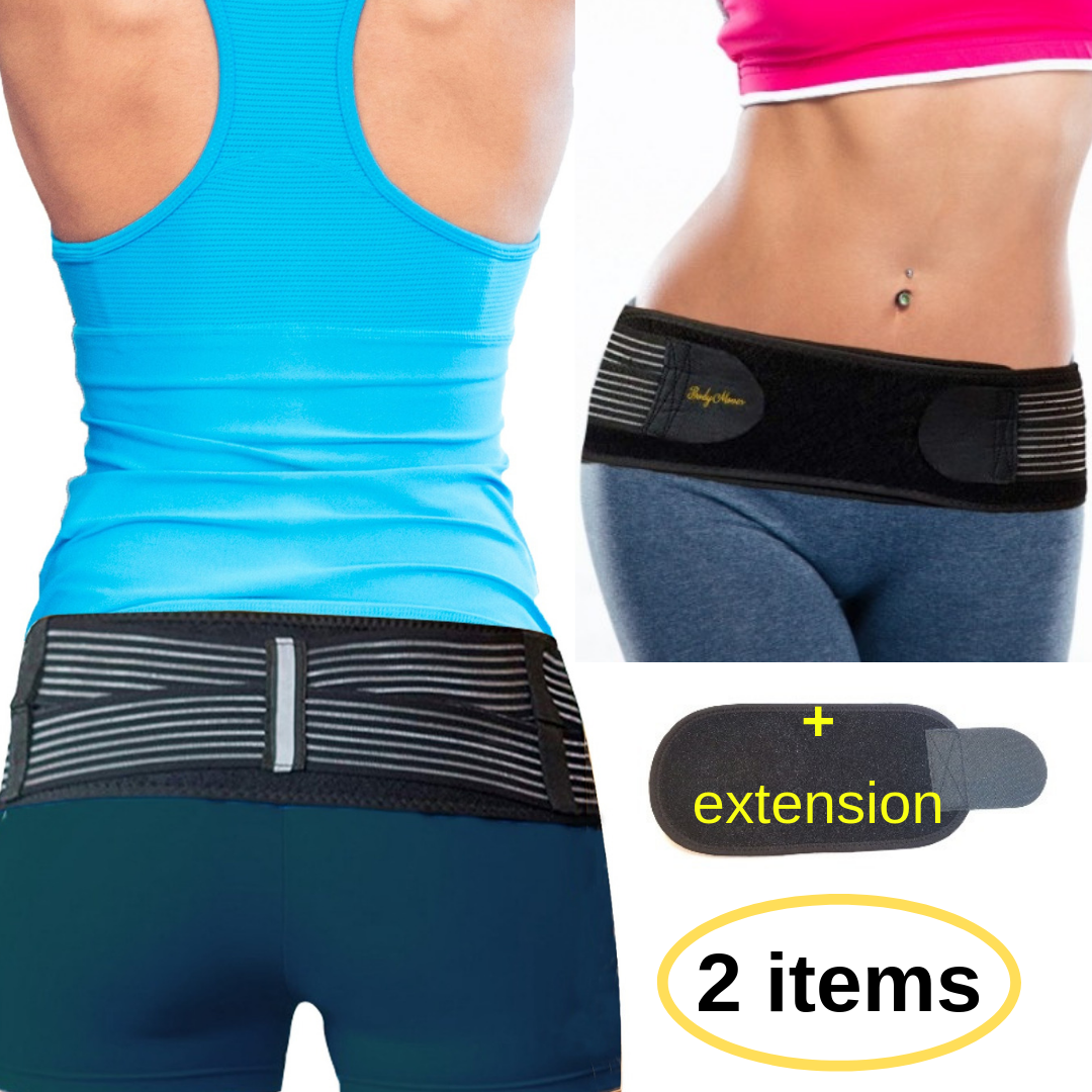 Sacroiliac Si Joint Hip Belt PLUS Extension – BodyMovesPro