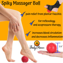 Load image into Gallery viewer, Plantar Fasciitis night Splint plus Spiky Ball plus Hot and Cold Pack
