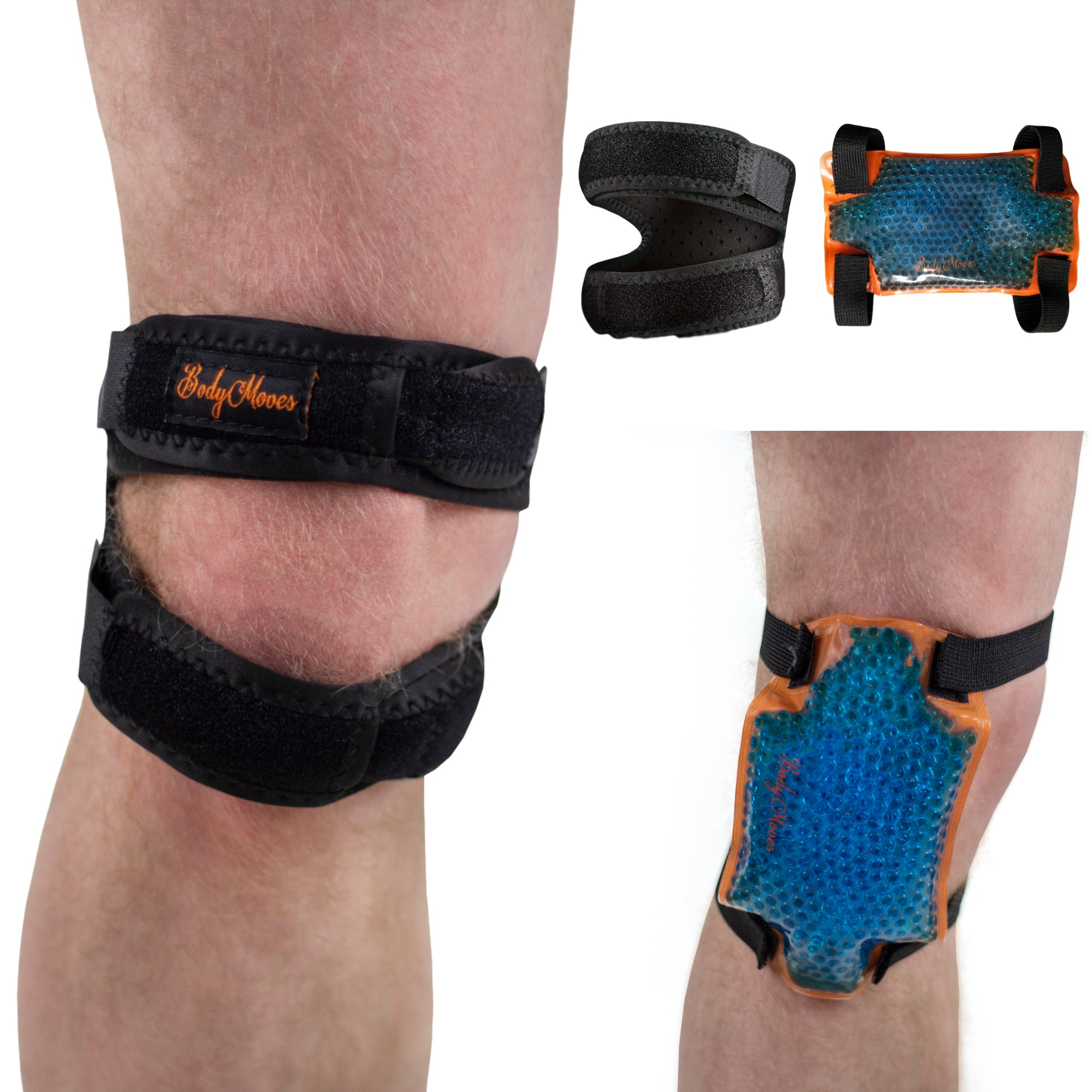 Patella Knee Strap Plus Hot and Cold Ice pack – BodyMovesPro