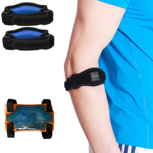 Tennis Elbow Brace (2pcs) plus hot and cold ice pack